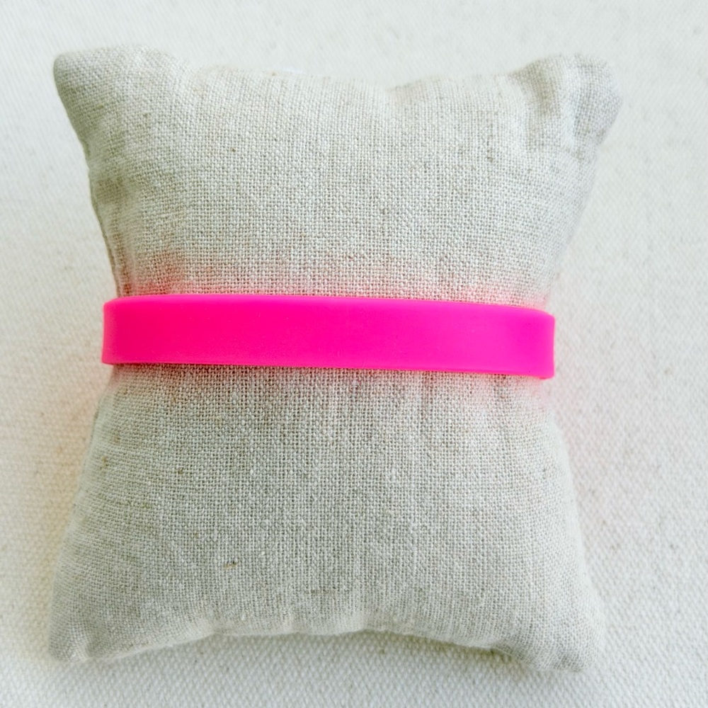 *Bright Pink Silicone Band* KEEP COLLECTIVE Retired Buckle Closure
